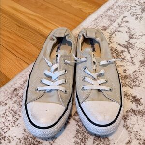 Converse Off-White Canvas Sneakers